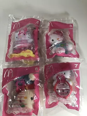 2004 HELLO KITTY 30TH ANNIVERSARY MCDONALDS HAPPY MEAL TOYS  Numbers 4 5 6 & 7 • $15.99