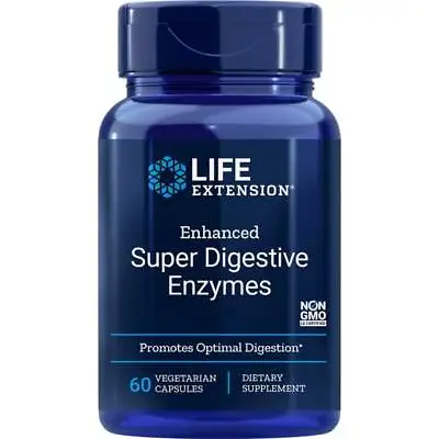 Life Extension Enhanced Super Digestive Enzymes 60 Veg Caps • $16.50