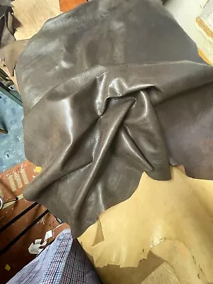 £16.95 • Buy LEATHER SKINS,Hides,Nappa Skins,DISTRESSED CHESTNUT ------MF189