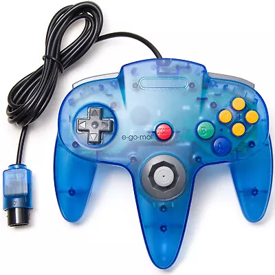 Classic N64 Controller Joystick Remote For N64 Video Game N64 Console -Ice Blue • $16.63