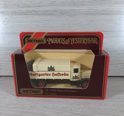 Matchbox Models Of Yesteryear Y6 1932 Mercedes Benz L5 Lorry • £9.95