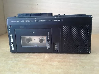 VTG. Radio Shack Micro-29 Model 14-1059 Micro Cassette Recorder. Working. VGC • $17