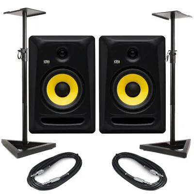 £359.50 • Buy KRK Rokit Classic 7 (Pair) With Stands & Cables Based On Rokit RP7 G3