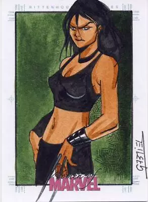 2013 Women Of Marvel Series 2 Sketch Card Tarvido X-23 B • $99.99