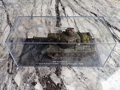 £10 • Buy DeAgostini 1:72 Scale M48 A3 Patton 2 Tank In Crystal Case (Vietnam - 1968)