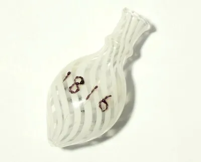 1816 Georgian Nailsea Twist Glass Miniature Scent Bottle MAR Initials #T344 • £245