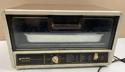 $149.95 • Buy Vintage Black & Decker SpaceMaker Toaster Oven Tested Working