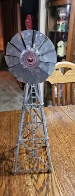 Vtg  Aero Wind-powered Water Pump Windmill 17  Model No. 12-b Galvanized Steel • $49