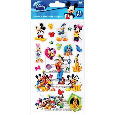 Scrapbooking Stickers Disney Mickey Mouse Friends Minnie Donald Daisy Pluto Ears • $3.49