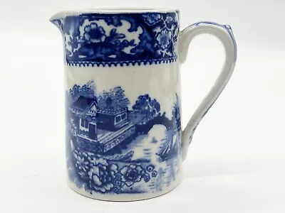 Antique Swinnertons Olde Alton Ware English Pottery Blue And White Pottery Jug • £28.99