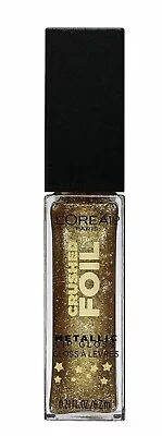 Loreal Paris Metallic Lip Gloss Crushed Foil Mirrored 14 L'Oreal 6.2ml Sealed • £2.30