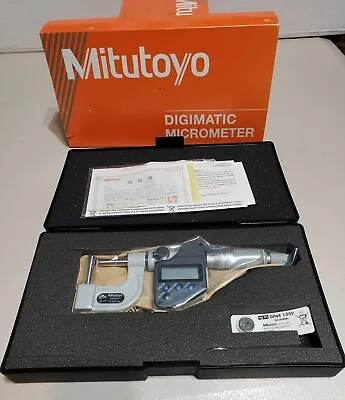  Mitutoyo 395-364-30 BMB4-1 MXTubeType D Micrometer 0-1 / 0-25.4mm IP65 • $425