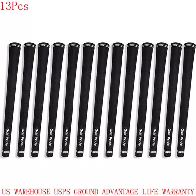 13PCS/Set Grip 60R Rubber Golf Pride Anti Slip Golf Grip Sticky 3 Size Black • $34.70