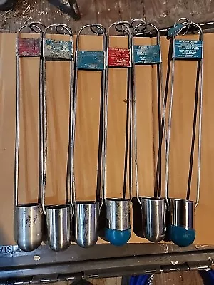 Zahn Cup Lot Of 6 Pcs Size 3 4 And 1 Viscosity Tester  • $75