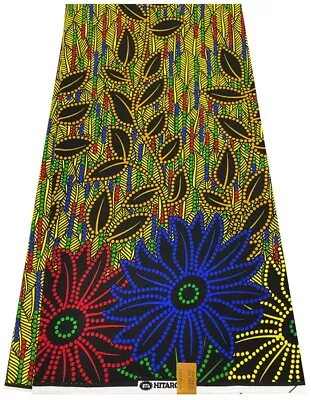 Elegant & Stunning African  Ankara  Wax Print100% Cotton Sell By 6 Yards • $30