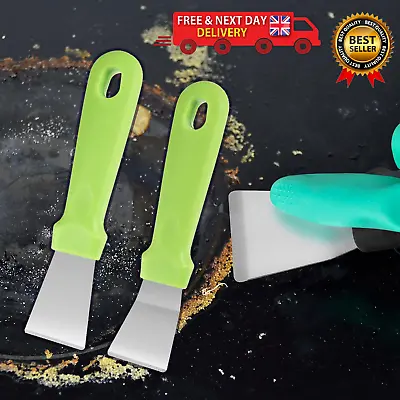 £6.33 • Buy 2 Pieces Cleaning Scraper For Oven Stoves Induction Hob Multi-Kitchen Scraper UK