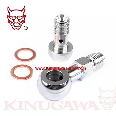 Turbo Oil Feed Banjo Bolt Kit Garrett T25 T28 TB25 TB28 Journal Bearing • $12.99