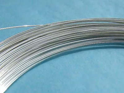 Sterling Silver 925 Round Wire 12141618192021222426 Gauge 12  - 10FT • £3.92