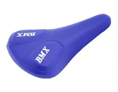 New! Absolute Genuine Bicycle Bmx Style Vinyl Saddle In Blue. • $23.99