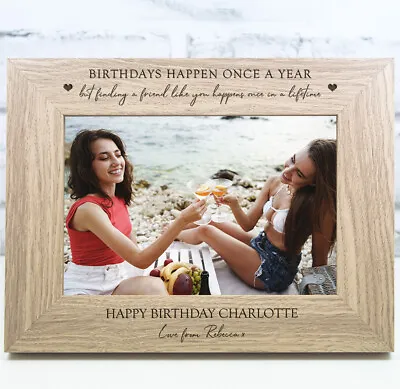 Personalised Birthday Photo Frame 18th 21st 30th 40th • £12.99