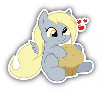 My Little Pony Cartoon Derpy Sticker Bumper Decal - ''SIZES'' • $4.25