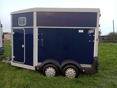 Ifor Williams HB511 Horse Box 2014 Takes 2 X 17.2hh Dark Blue VGC 1 Owner • £5995