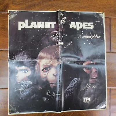 Vintage Planet Of The Apes A Musical Trip Poster 13.5  X 13.5  Autos No COA • $10