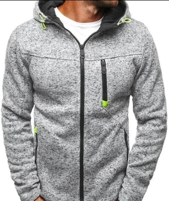 $42.34 • Buy Men's Hoodie Grey Casual Branded Sweater Sweatshirts