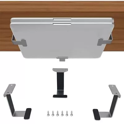 Metal Under Desk Shelf Mount Holder For Laptop Xbox Series S Xbox One S/X ... • $32.77