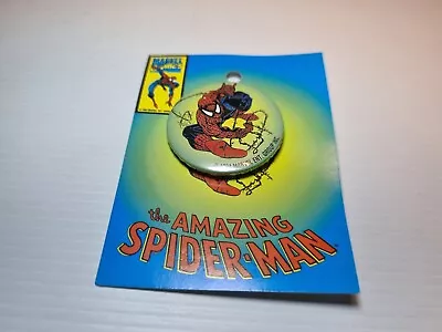 Vintage 1994 Spiderman Pin Badge  : Silhouette Publications - New Unopened  • $12