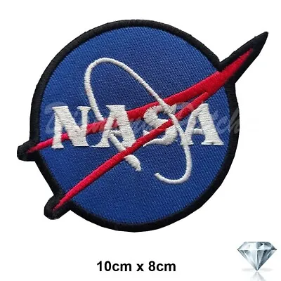 Nasa Space Explorer Iron On Patch Badge Motorbike Space Fashion Jacket Kids • £1.99