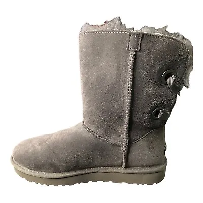 Ugg Bailey Bow Ii Stormy Grey Water-resistant Sheepskin Boots Size Us 9 Womens • $121.84