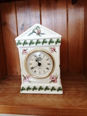 £15.99 • Buy Portmeirion Pomona Clock VGC ~Similar Style Botanic Garden Country Vintage Chic