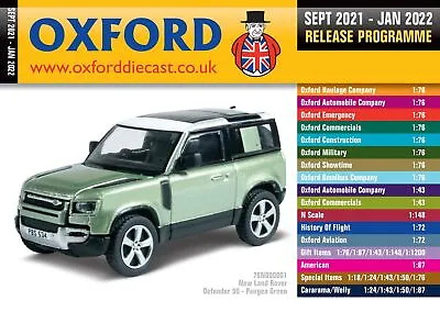 £4.10 • Buy Oxford Diecast September 2021 To January 2022 Catalogue
