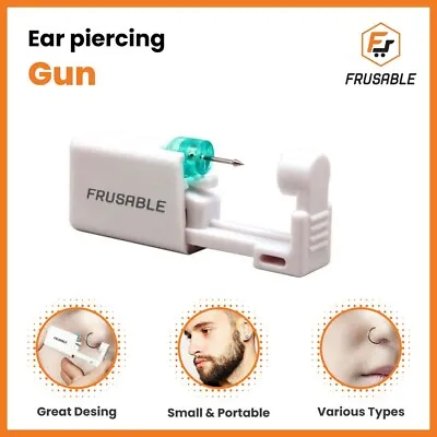$4.57 • Buy Ear Piercing Gun Nose Self Disposable Kit Tool Set Stud Navel Body Professional