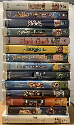 Disney VHS Tapes - Fourteen (14) Walt Disney Home Video Movies • $42