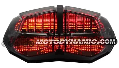 Fit 2010-2015 Ducati Streetfighter SEQUENTIAL Signal LED Tail Light SMOKE • $104.95