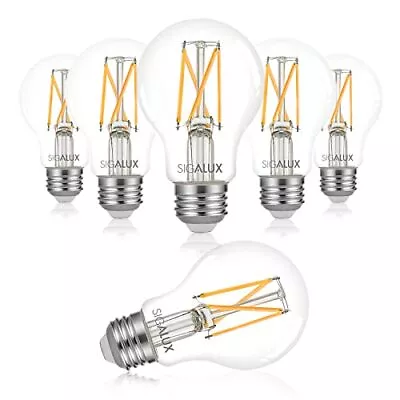 E26 Led Bulb 60 Watt Dimmable Edison A19 Clear Light Bulbs Energy Star Certified • $26.67