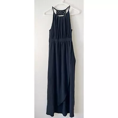 JOIE Dress Black 100% Silk Sleeveless Maxi Sz 4 • $20