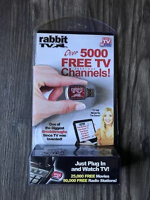 Rabbit TV As Seen On Just Plug USB Into Computer Rabbittv C3.1 • $14.50