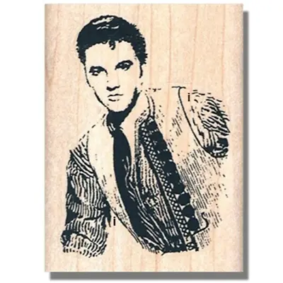 Wood Rubber Stamps ELVIS Elvis Presley Music The King Rock N Roll Musical • $10.94