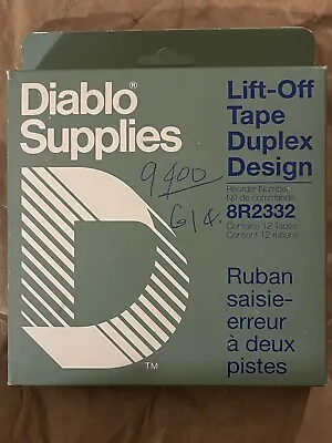 Xerox Memory Writer Typewriter Duplex Ribbon Cartridges 8R2332 Lift-Off Tape NOS • $75