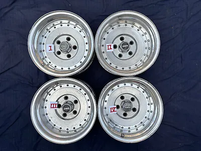 (4) Vintage 15  Enkei Wheels 15x8.5 Rims 5x5  Chevy GMC C10 Silverado 1500 • $597