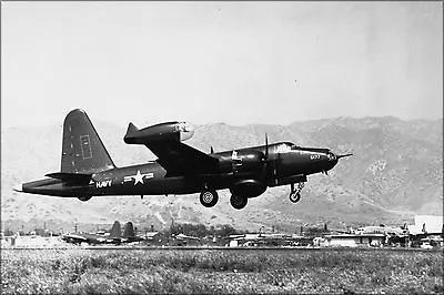 Poster Many Sizes; U.S. Navy Lockheed P2V-5 Neptune (Bun 128331) Taking Off 195 • $160.11