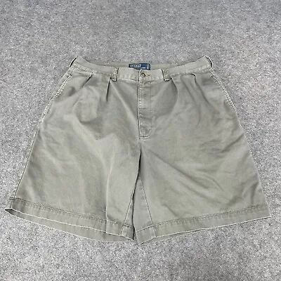 RALPH LAUREN Polo Shorts Mens 36 Grey Chino Casual Tyler W36 L9 (17660) • £9.99