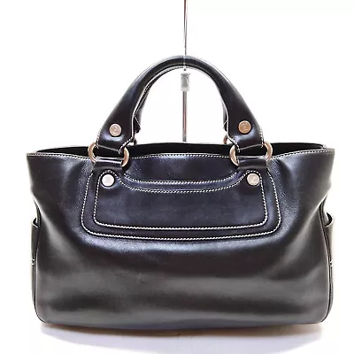 CELINE Hand Bag  Black Leather 3050070 • $3.25