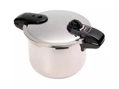 Presto 8 Quart Stainless Steel Pressure Cooker. Works On Induction Tops! #01370. • $92.62