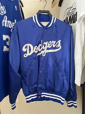Vintage LA Dodgers Baseball Jacket Felco Made In USA Size Large • $80
