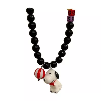 Snoopy Dog Volleyball Letters Pendant Necklace • $7.99