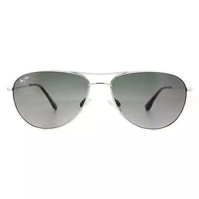 Maui Jim Sunglasses Sea House GS772-17 Silver Neutral Gray • $289
